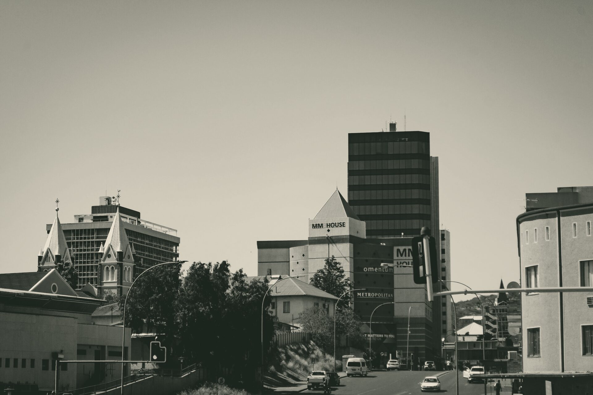 Office and commercial buildings in central Windhoek